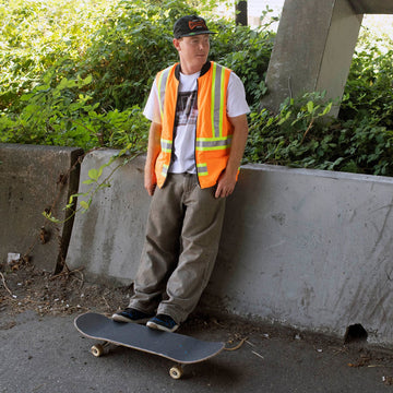 Independent BTG Reversible Work Vest - Black/Orange