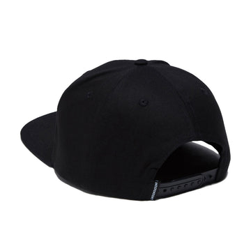 Independent Sticker Slap Snapback Hat - Black
