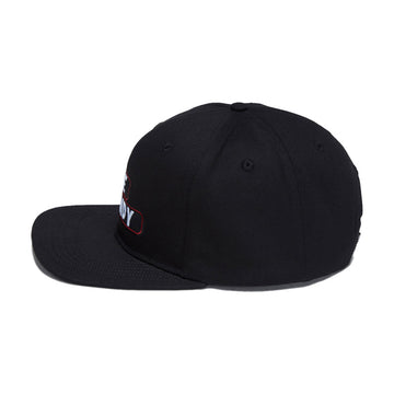 Independent Sticker Slap Snapback Hat - Black