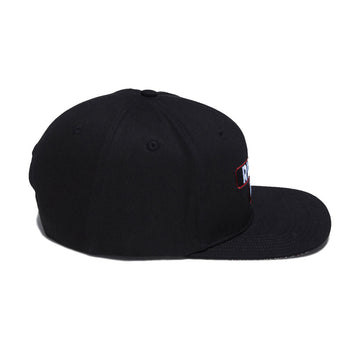 Independent Sticker Slap Snapback Hat - Black