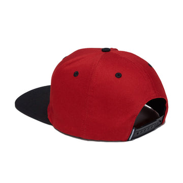 Independent Sticker Slap Snapback Hat - Maroon/Black