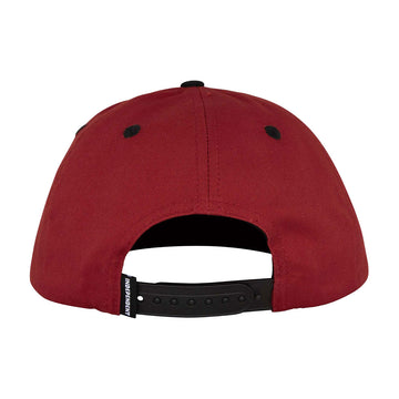 Independent Sticker Slap Snapback Hat - Maroon/Black