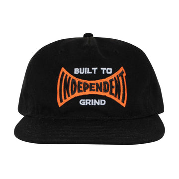 Independent Built To Grind Span Snapback Hat - Black