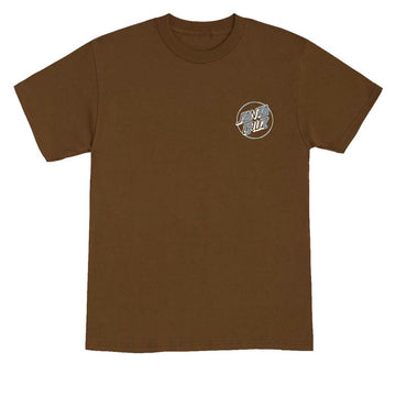 Santa Cruz Acid Cloud Dot T-Shirt - Brown