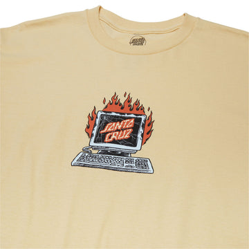 Santa Cruz Self Destruct T-Shirt - Vegas Gold