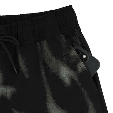 Santa Cruz TTE Messenger Elastic Waist Boardshorts - Black Haze