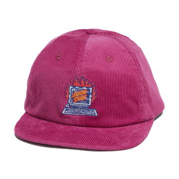 Santa Cruz Self Destruct Snapback Hat - Wine