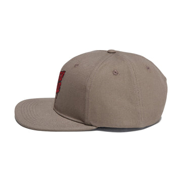 Santa Cruz Plasma Stacked Strip Snapback Hat - Khaki