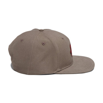 Santa Cruz Plasma Stacked Strip Snapback Hat - Khaki