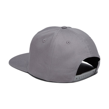Santa Cruz Plasma Stacked Strip Snapback Hat - Heather Grey/Silver