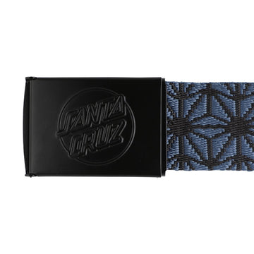 Santa Cruz Opus Dot Web Belt - Blue Luck