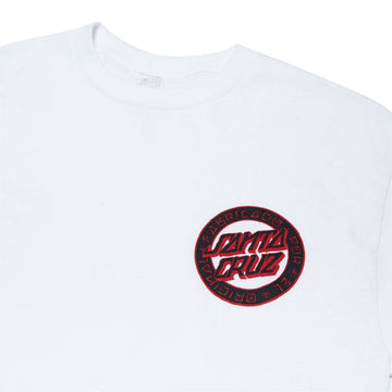 Santa Cruz Loco Dot Chest T-Shirt - White