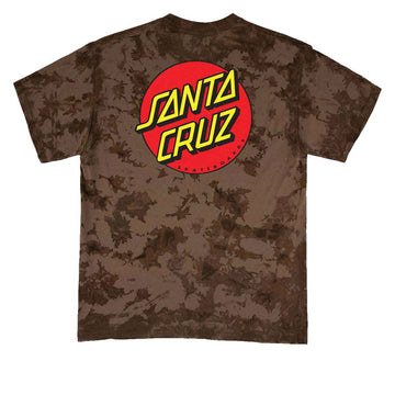 Santa Cruz Classic Dot T-Shirt - Iced Brown