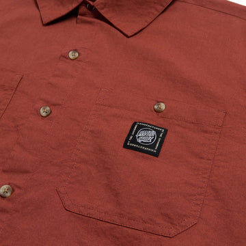 Santa Cruz Opus Work Shirt - Faded Brick
