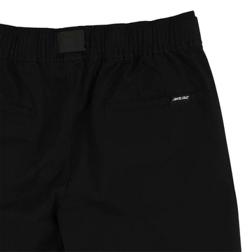 Santa Cruz Flex Elastic Waist Shorts - Black