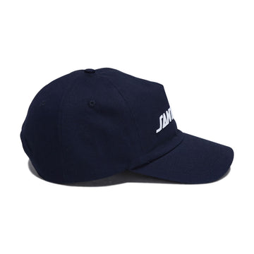Santa Cruz Strip Felt Snapback Hat - Navy