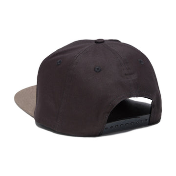 Santa Cruz Cruz Label Snapback Hat - Black/Saddle