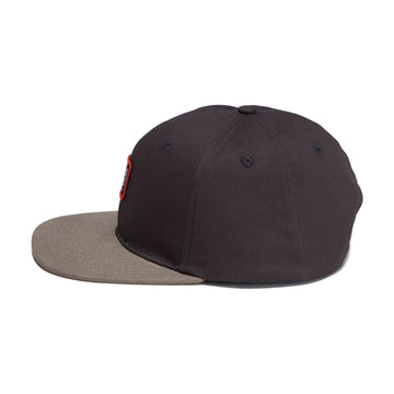 Santa Cruz Cruz Label Snapback Hat - Black/Saddle