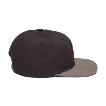 Santa Cruz Cruz Label Snapback Hat - Black/Saddle