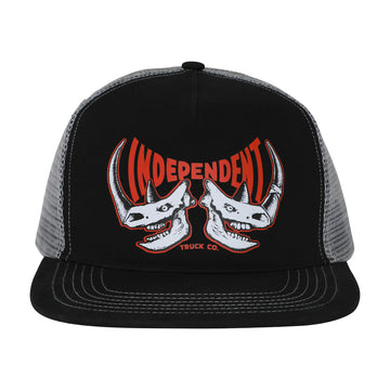 Independent x Rhino Mesh Trucker Hat - Black/Grey