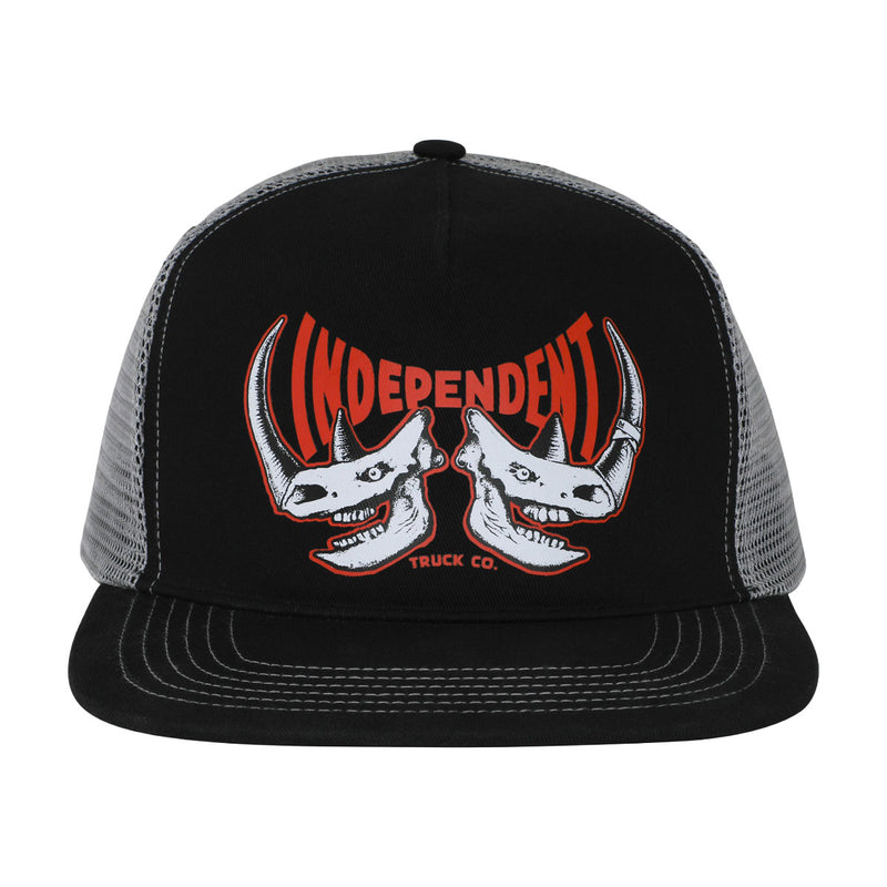 Independent x Rhino Mesh Trucker Hat - Black/Grey