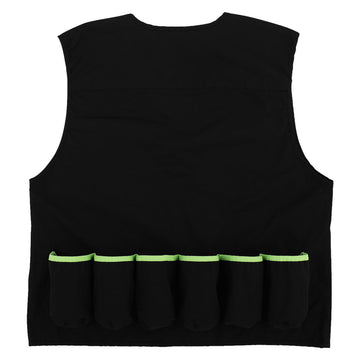 Creature Gravette Cut And Tie Utility Vest - Black
