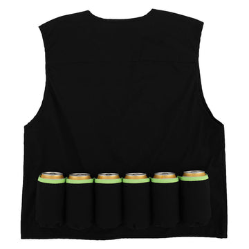 Creature Gravette Cut And Tie Utility Vest - Black