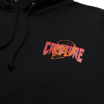 Creature Spiral Skull Hoodie - Black