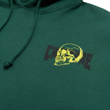 Creature Spiral Skull Hoodie - Dark Green