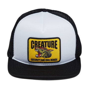 Creature Security Service Snapback Hat - White/Black
