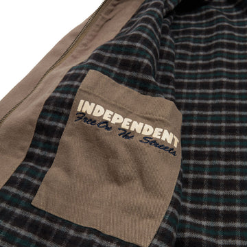 Independent Free On The Streets Work Jacket - Dark Sand