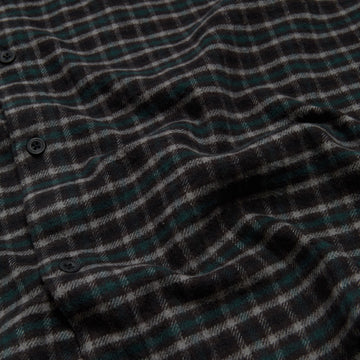 Independent Belmont Long Sleeve Flannel Shirt - Teal/Grey/Black