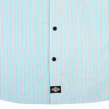 Independent Free On The Streets Shirt - White/Blue Stripes