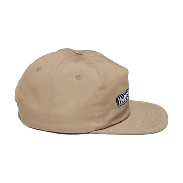 Independent Bar Logo Snapback Hat - Khaki
