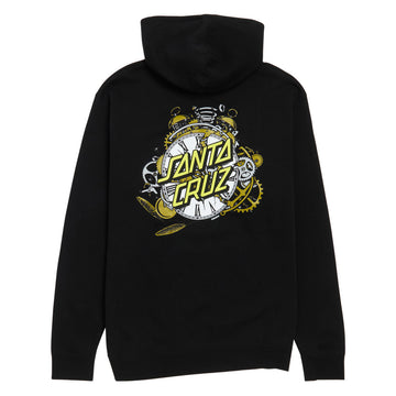 Santa Cruz Grabke Exploding Dot Zip Hoodie - Black