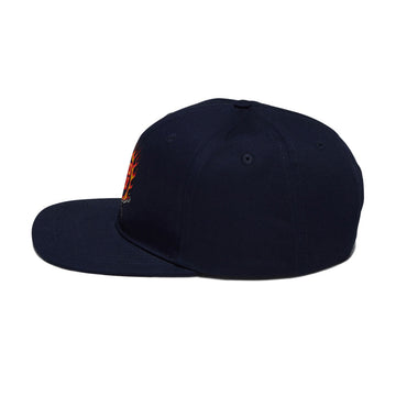 Santa Cruz Forging Dot Snapback Hat - Navy