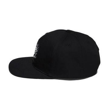Santa Cruz Forging Dot Snapback Hat - Black