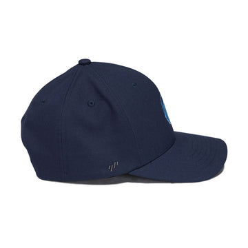 Santa Cruz Opus Dot Snapback Hat - Navy Storm Blue