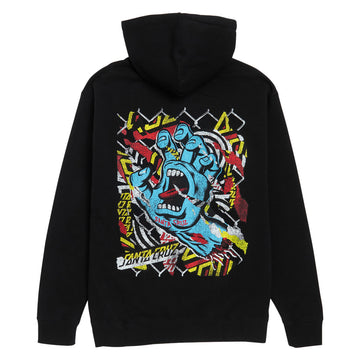 Santa Cruz Damaged Hand Hoodie - Black