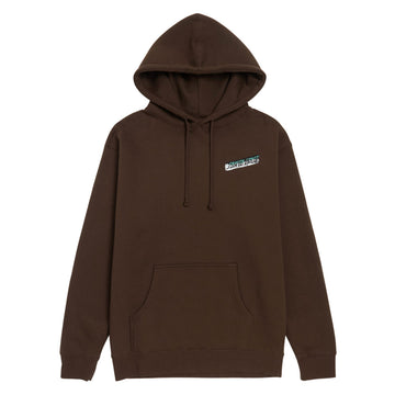 Santa Cruz Damaged Hand Hoodie - Brown