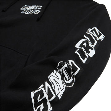 Santa Cruz Pay Off Dot Hoodie - Black