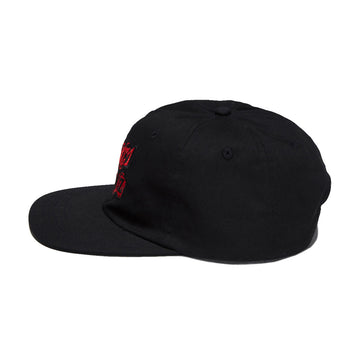 Santa Cruz Pay Off Stack Strip Snapback Hat - Black