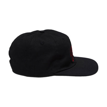 Santa Cruz Pay Off Stack Strip Snapback Hat - Black