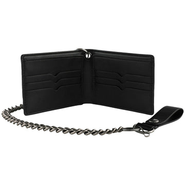 Santa Cruz Check Web Strip Chain Wallet - Black