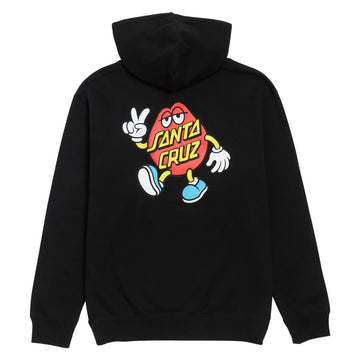 Santa Cruz Dot Guy Hoodie - Black
