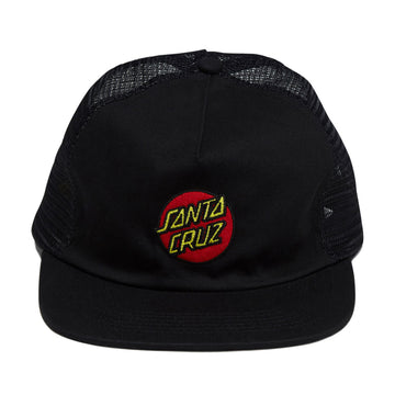 Santa Cruz Cruz Embroidered Snapback Hat - Black