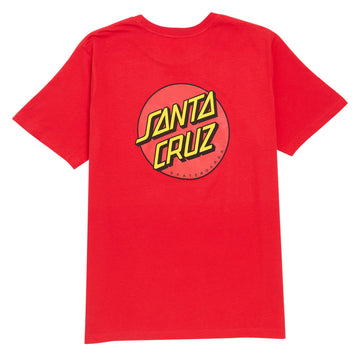 Santa Cruz Womens Classic Dot T-Shirt - Team Red