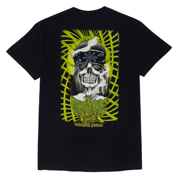 Creature Gravette Hippie Skull 20th Pocket T-Shirt - Black