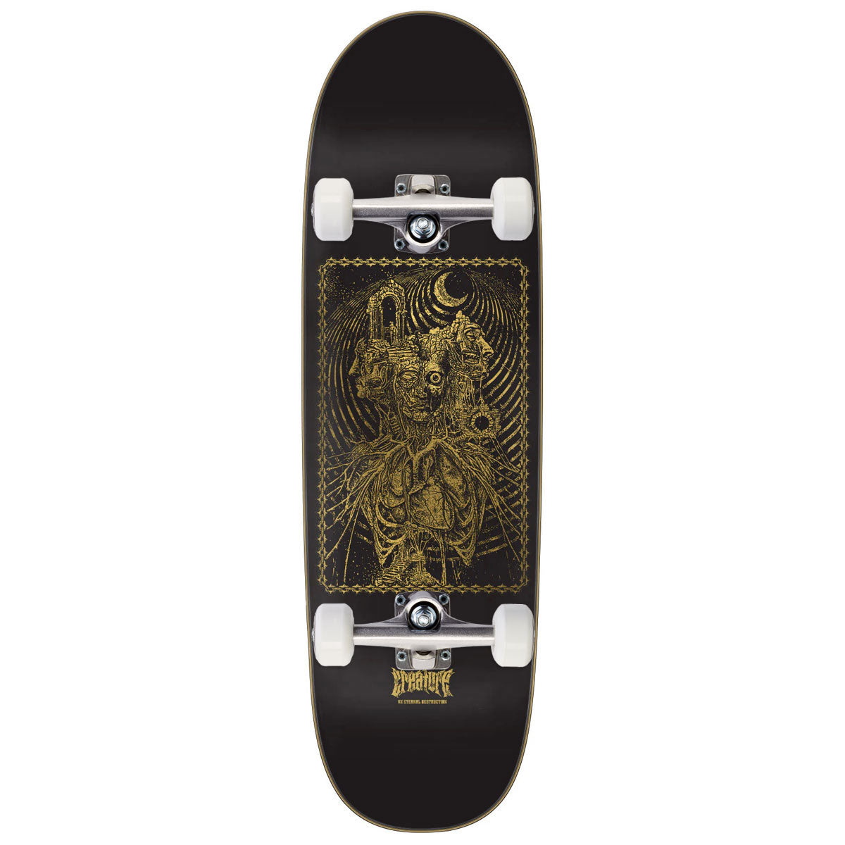 Creature Fortress LG VX Egg Skateboard Complete - 9.25