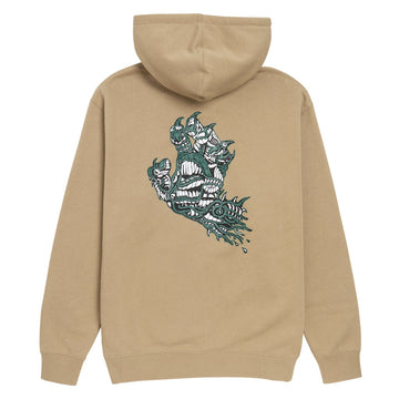 Santa Cruz Scourge Hand Zip Hoodie - Sandstone